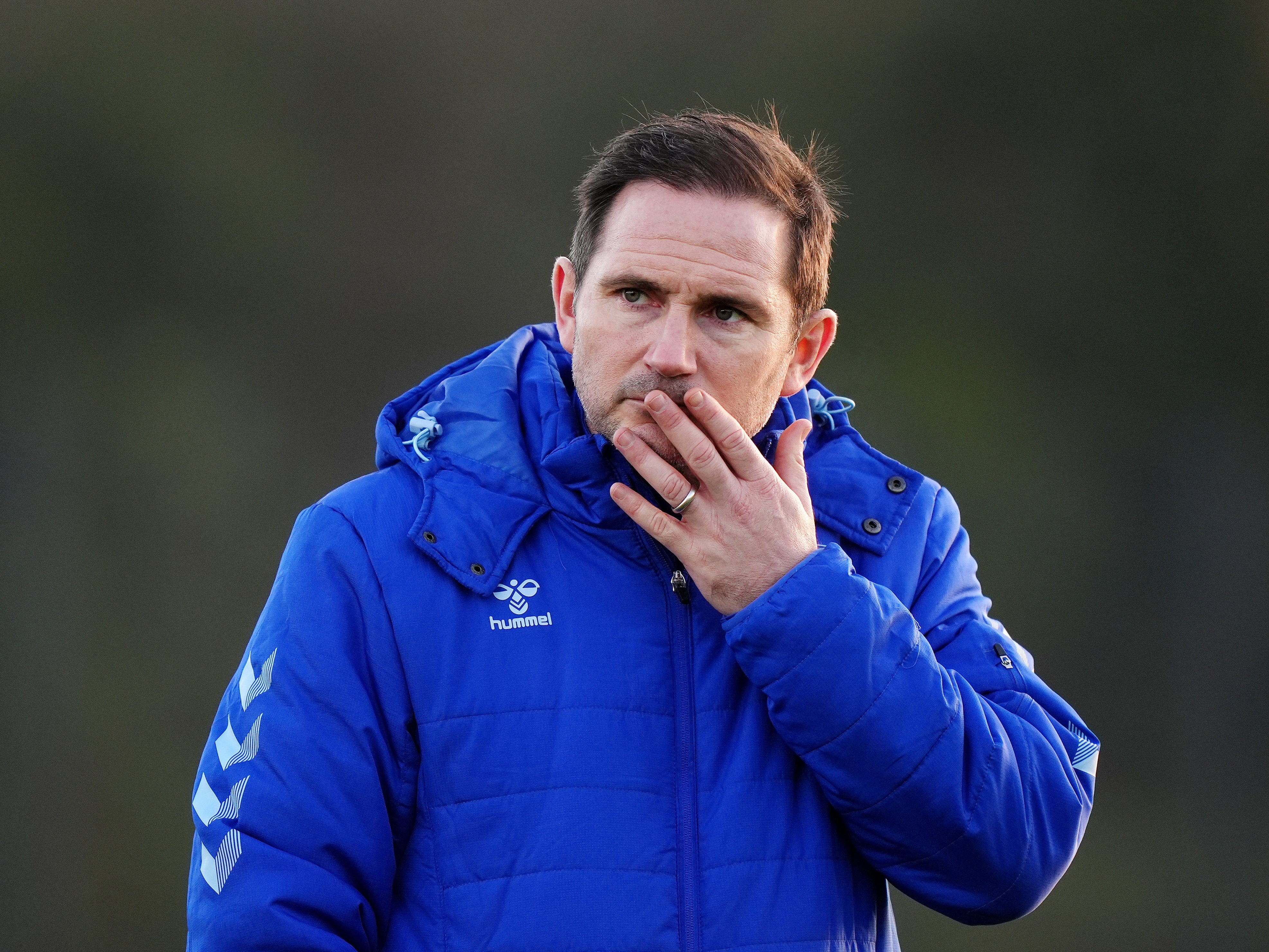 Il nuovo manager della città di Coventry Frank Lampard durante una sessione di allenamento