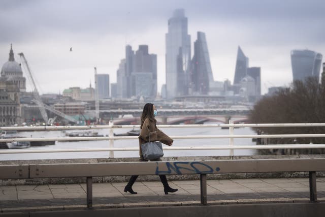 London stocks were slightly higher at the close of trading (Victoria Jones/PA)