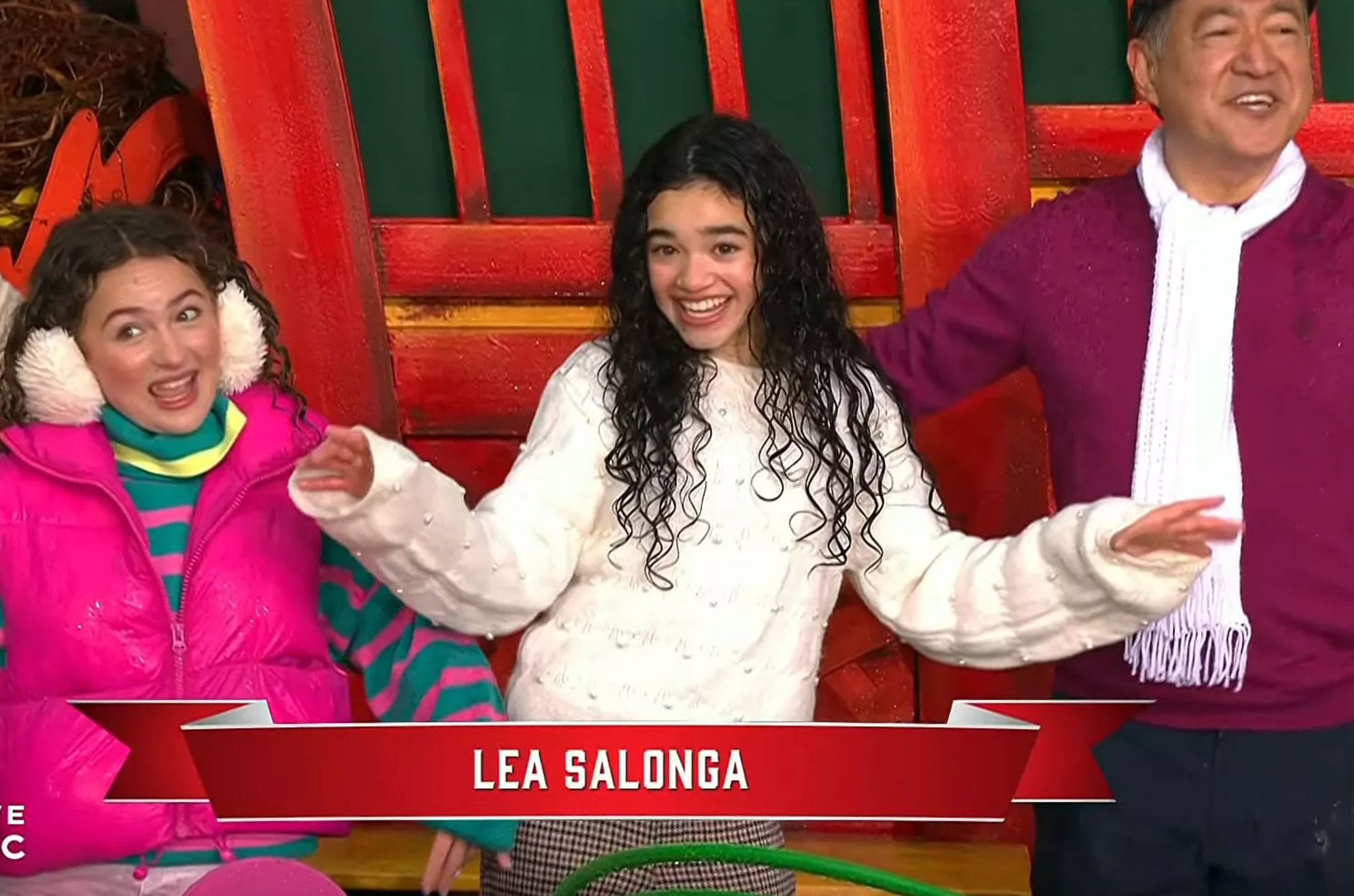 ‘Sesame Street’ child star Olivia Perez sings during Macy’s Thanksgiving Day Parade