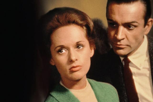 <p>Hitched: Sean Connery and Tippi Hedren as a married couple in ‘Marnie’ </p>