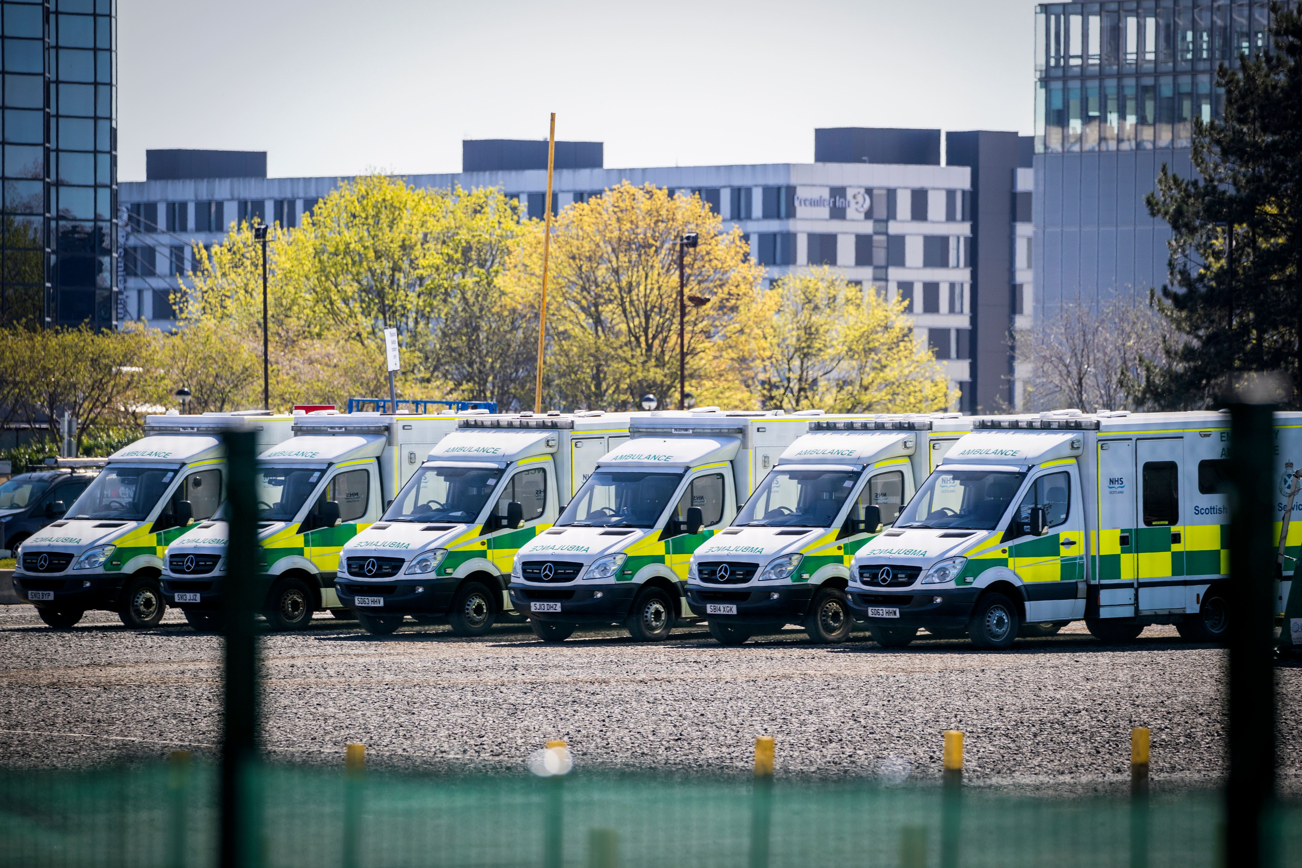 Ambulance patients will be taken to hospitals outside of Grampian (Jane Barlow/PA)