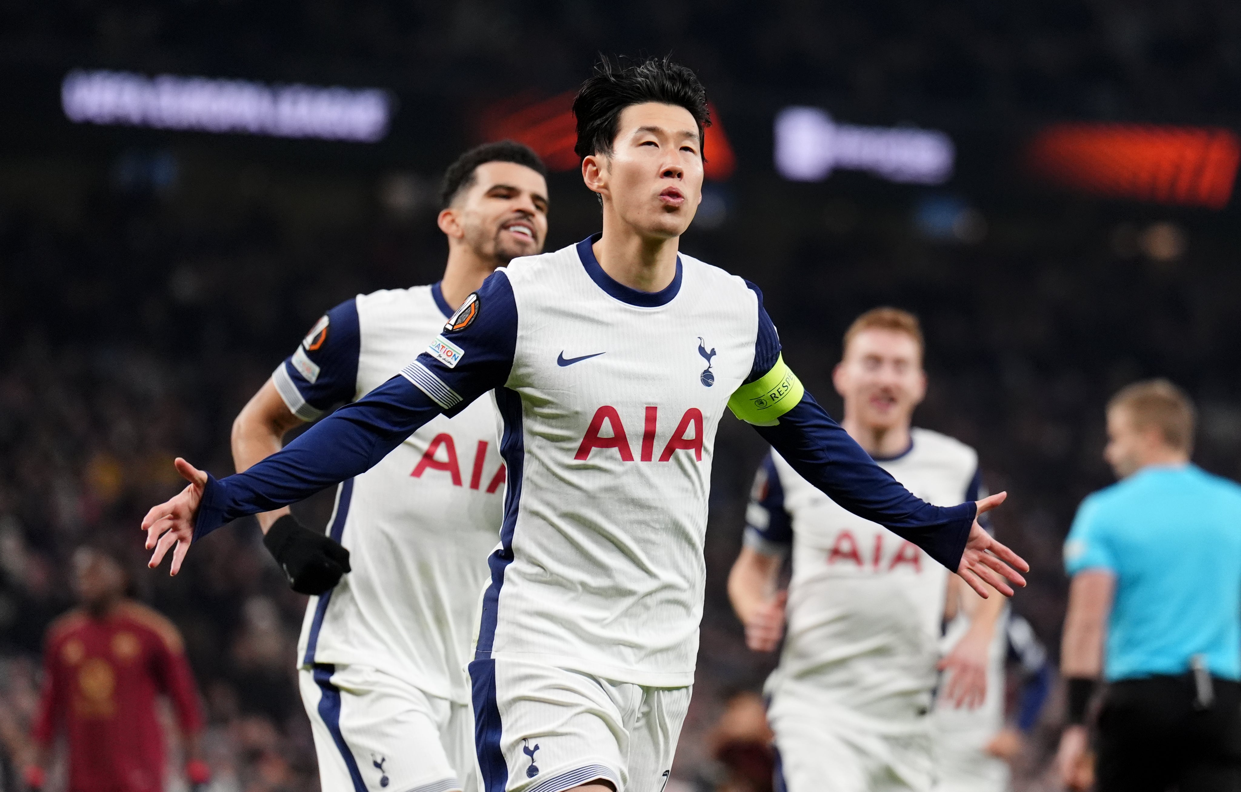 Son Heung Min appeared to have set Tottenham on course for victory