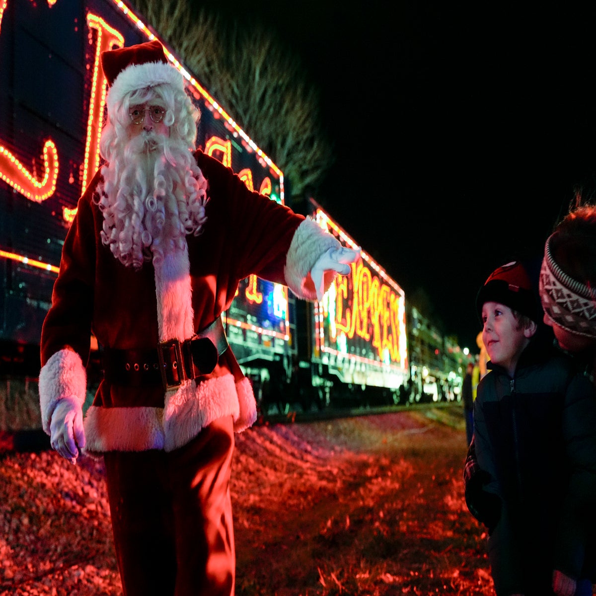 Santas Christmas Train Ventura Greater Manchester's Beloved Santa