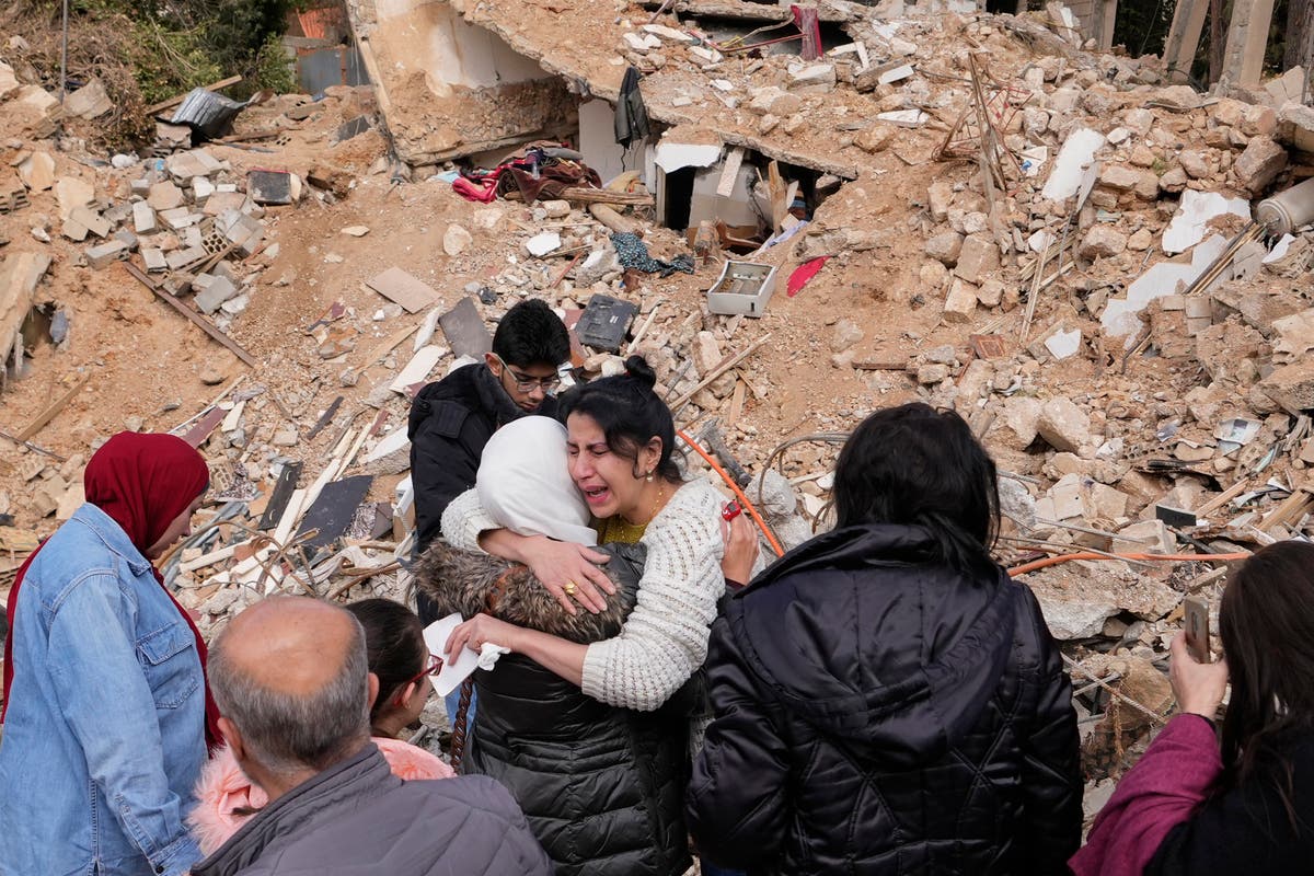 Family returns to Lebanon to find a crater where their 50-year-old home once stood