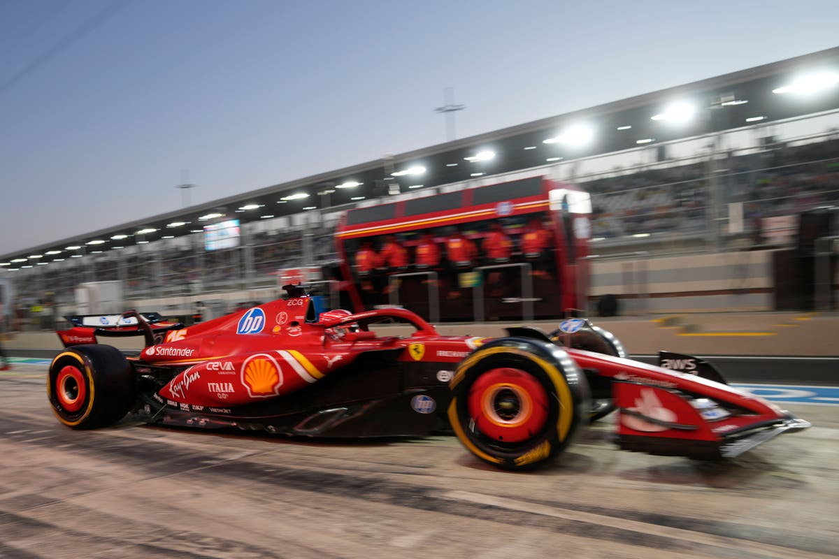 Charles Leclerc fastest in practice for Qatar Grand Prix