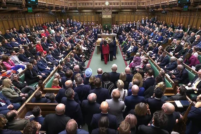 MPs gathered to hear the result of the vote on the Terminally Ill Adults (End of Life) Bill (House of Commons/UK Parliament)