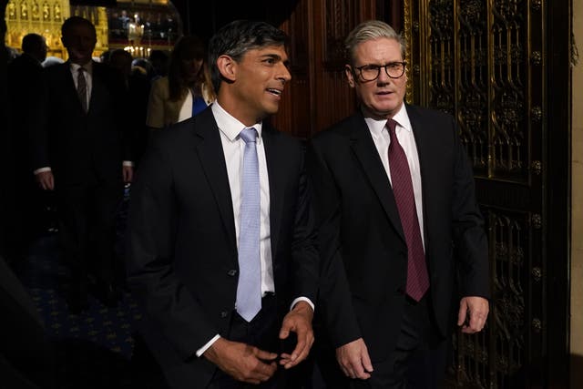 Sir Keir Starmer and Rishi Sunak both backed the Bill (Alberto Pezzali/PA)