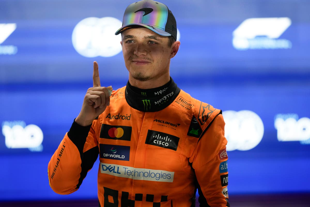 Lando Norris bounces back from F1 title loss with sprint race pole in Qatar