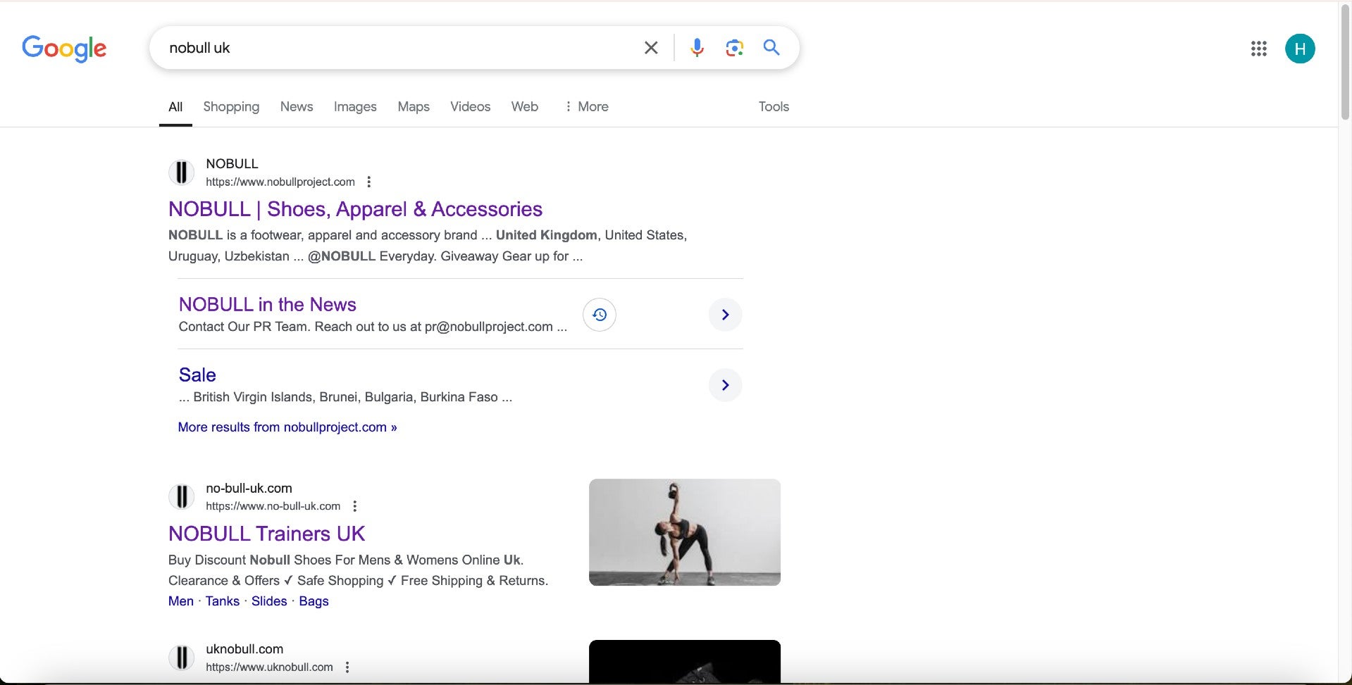 The fake sites are among the top results in Google