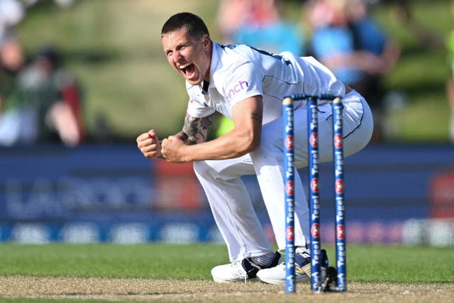 <p>Brydon Carse bowled England to a commanding victory in Christchurch </p>