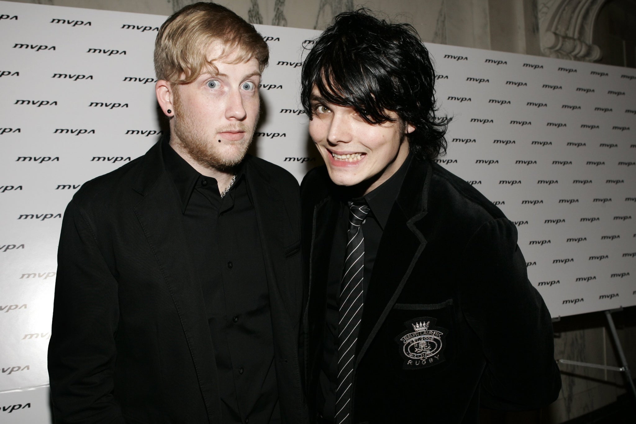 Bob Bryar and Gerard Way from My Chemical Romance in 2006