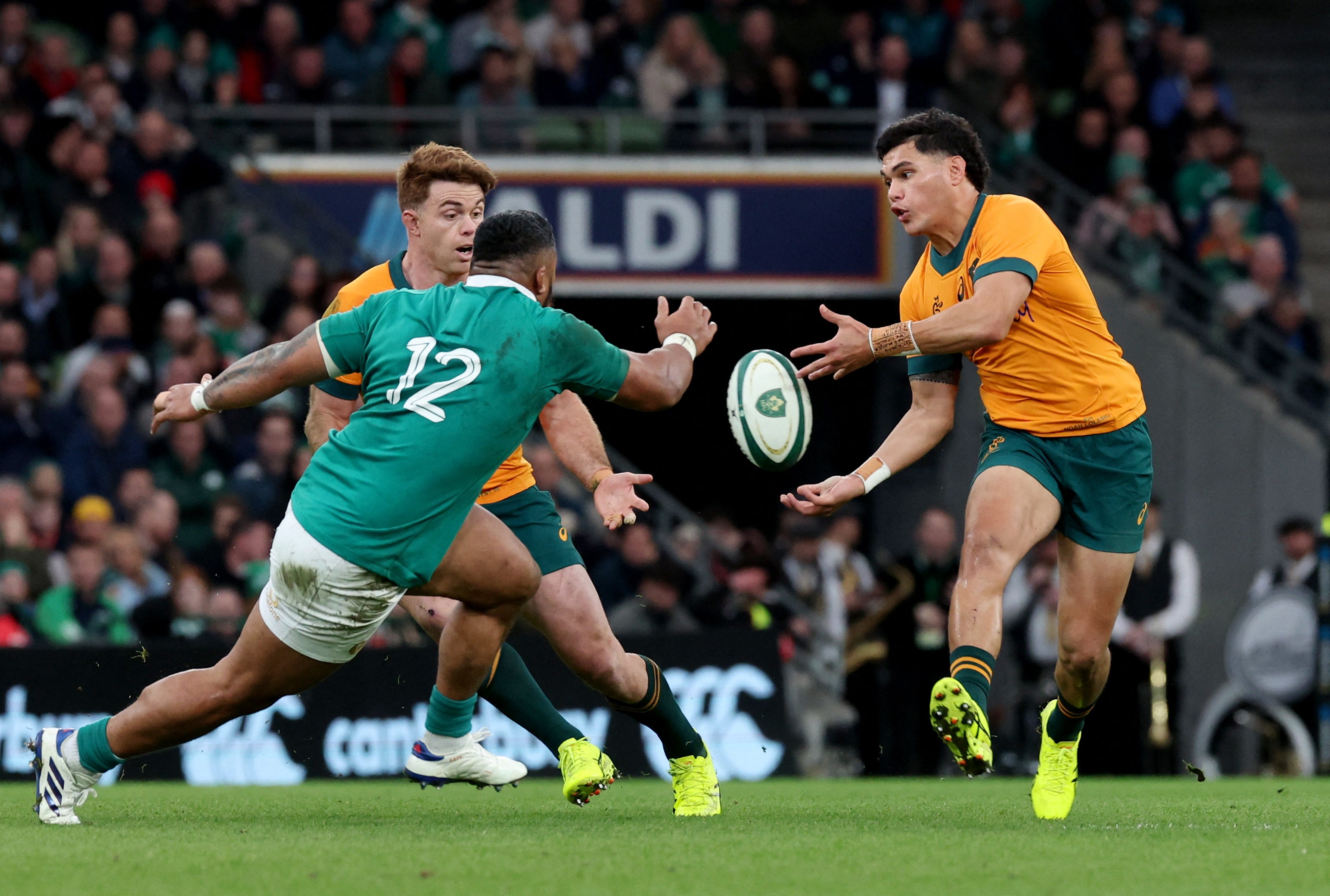 Ireland face Australia in the final match of the Autumn Nations Series