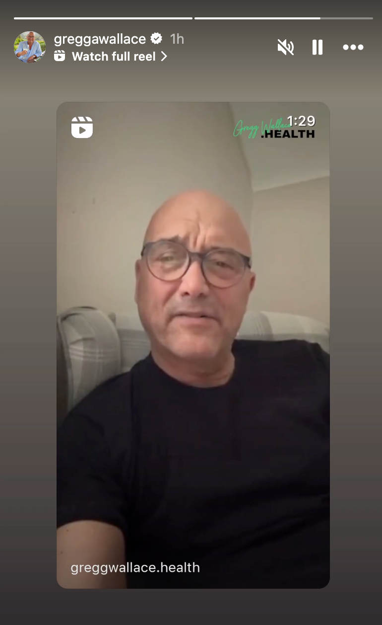 Gregg Wallace on Instagram