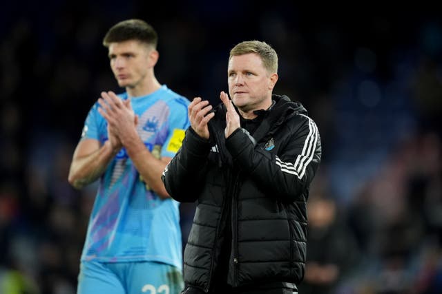 Newcastle United manager Eddie Howe (Ben Whitley/PA)