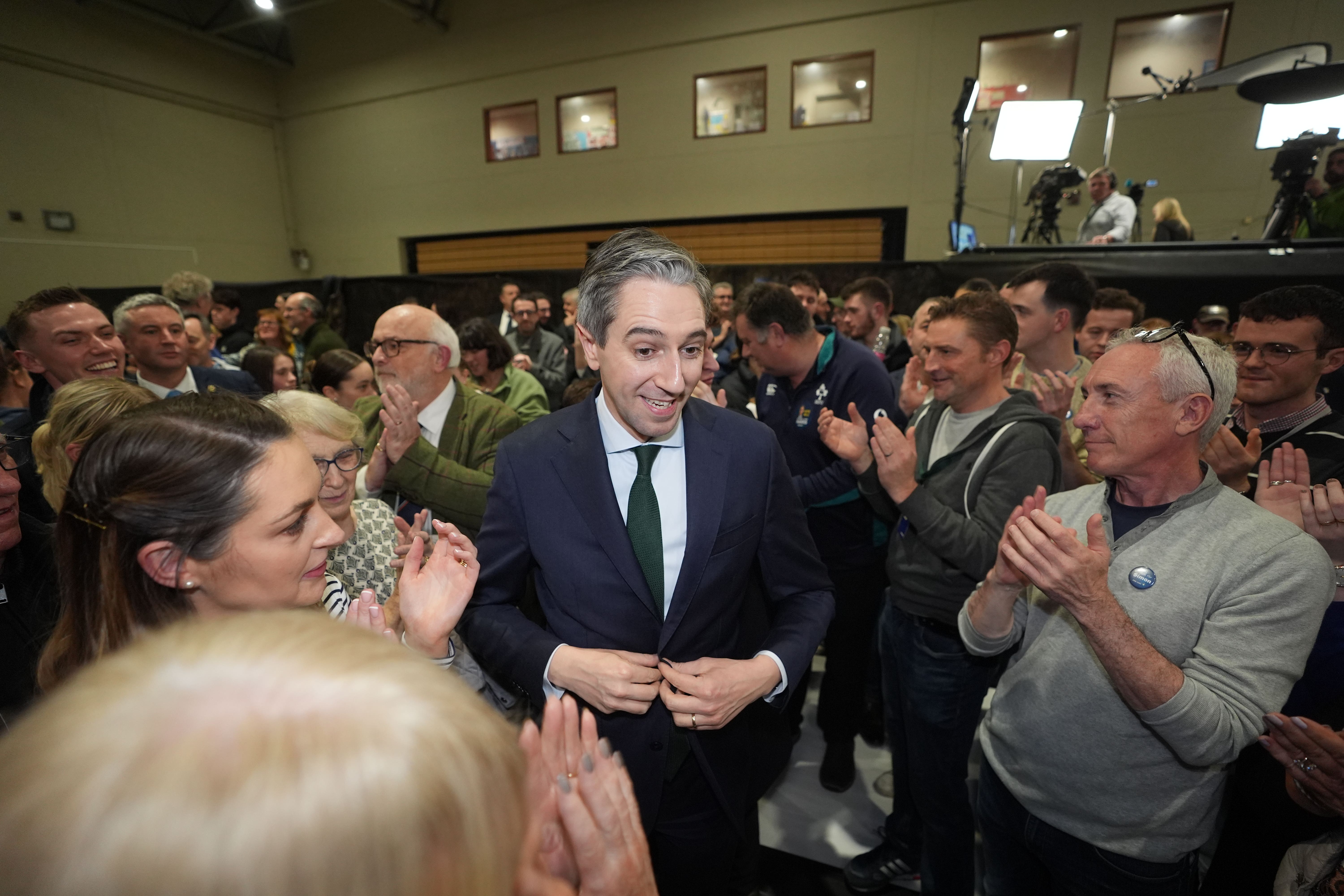 Simon Harris has been re-elected (Niall Carson/PA)