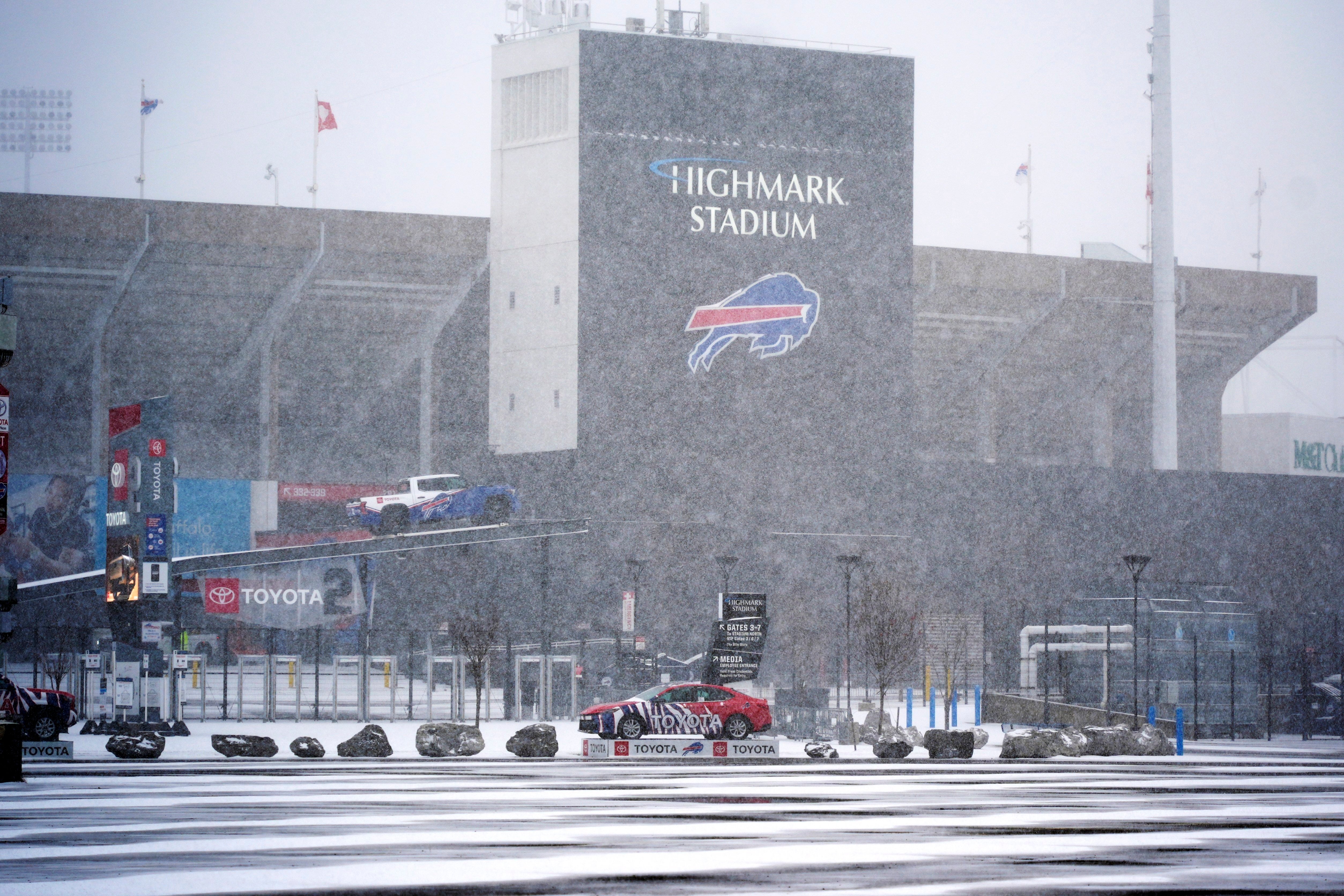 Buffalo, which is set to host the NFL’s Bills and 49ers game on Sunday, was one of the hardest hit areas