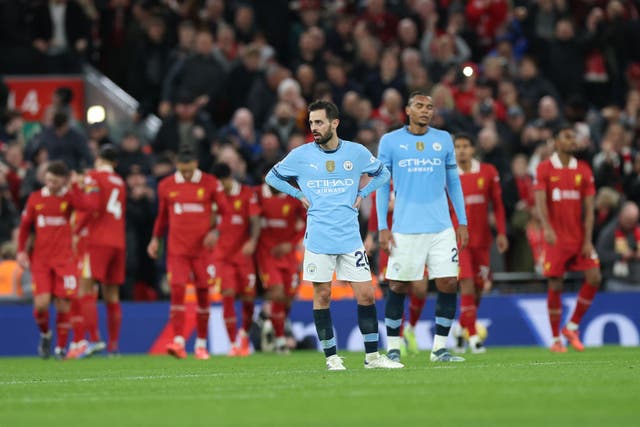 <p>Manchester City suffered their fourth successive league defeat </p>