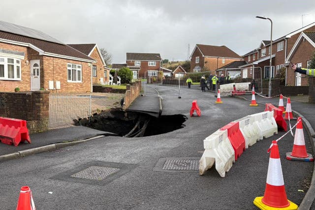 <p>The hole on the housing estate</p>