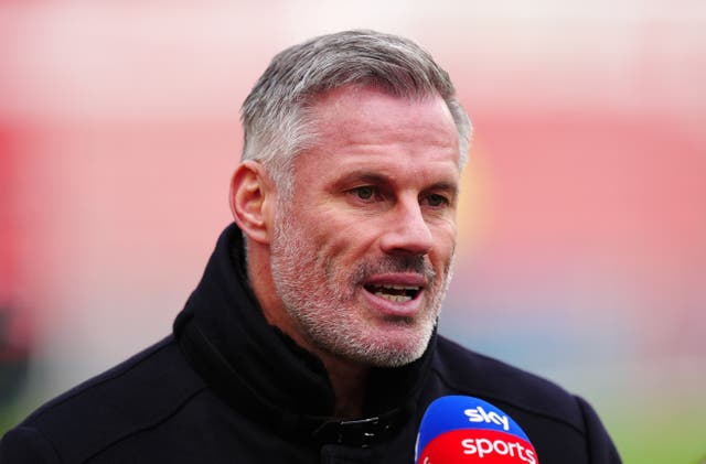 <p>Jamie Carragher believes Arsenal  </p>