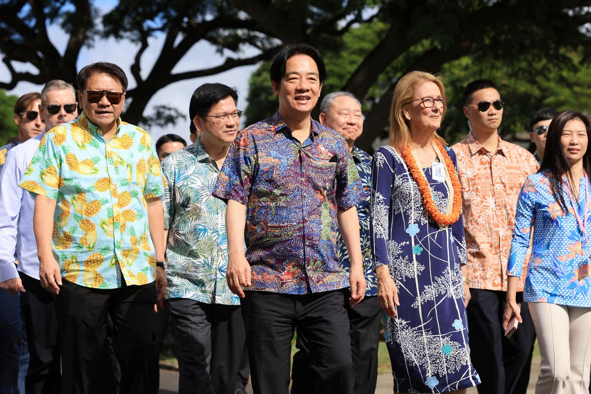 Taiwan's president meets Hawaii's governor and members of Congress in a visit condemned by China