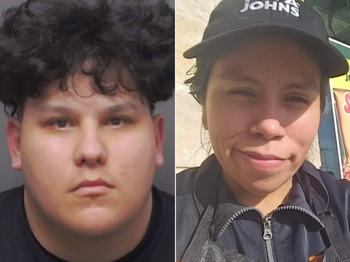 Nicholas Hernandez (left) was arrested and charged in connection to the road rage death of 31-year-old Julie Marie Butcher (right)