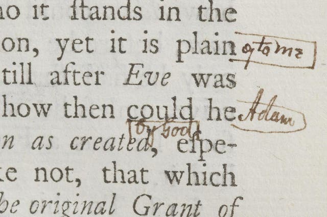 A text believed to be annotated by Adam Smith (OnFife/PA)