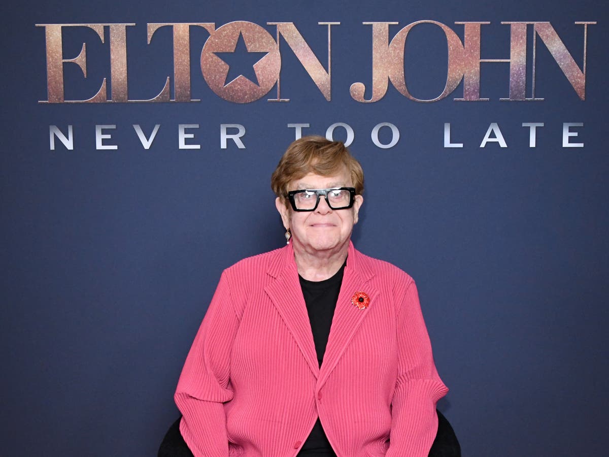 Elton John reveals he can’t watch the musical he wrote after losing his eyesight