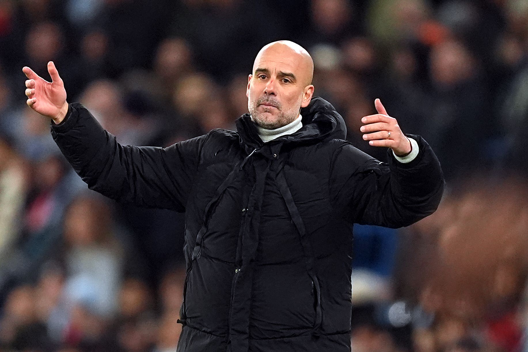 Pep Guardiola is determined to fight on amid Manchester City’s continuing struggles (Martin Rickett/PA)