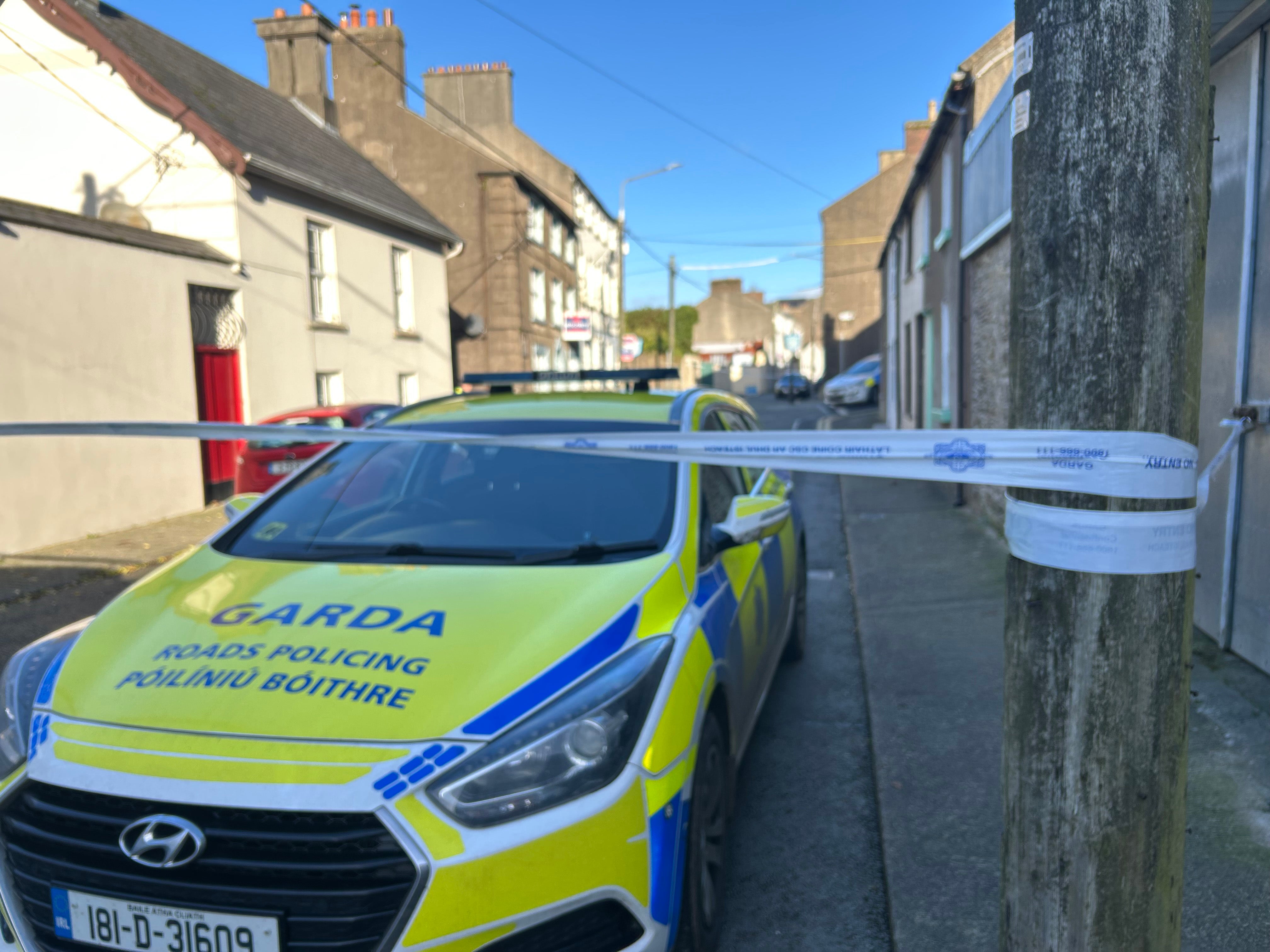 The scene of the murder in New Ross