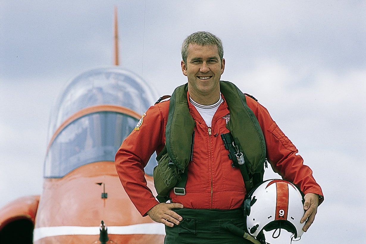 Former Red Arrow pilot Justin Hughes is chief executive of the firm NetZeroNitrogen