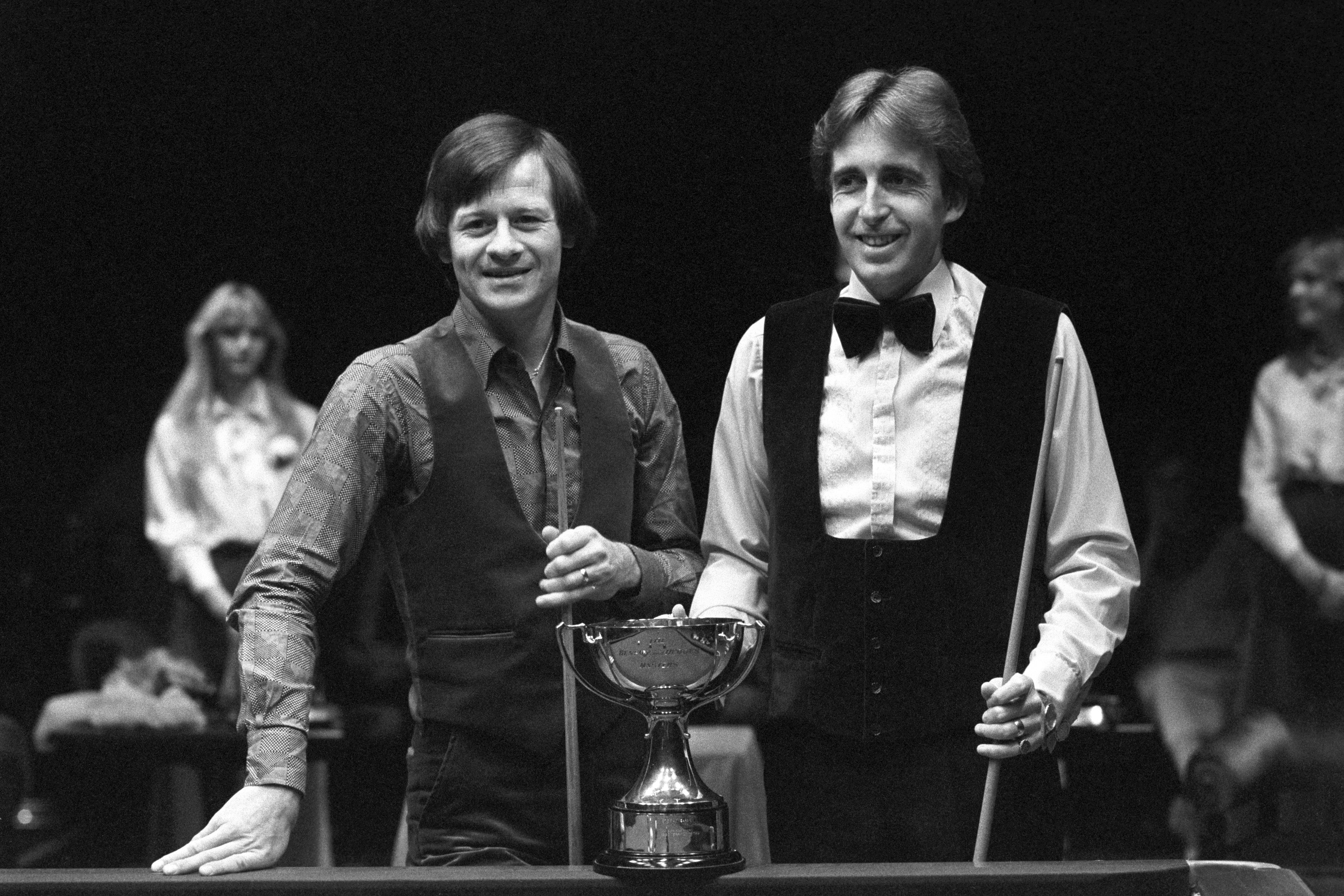 Another Welshman Terry Griffiths (right) won the world title in 1979