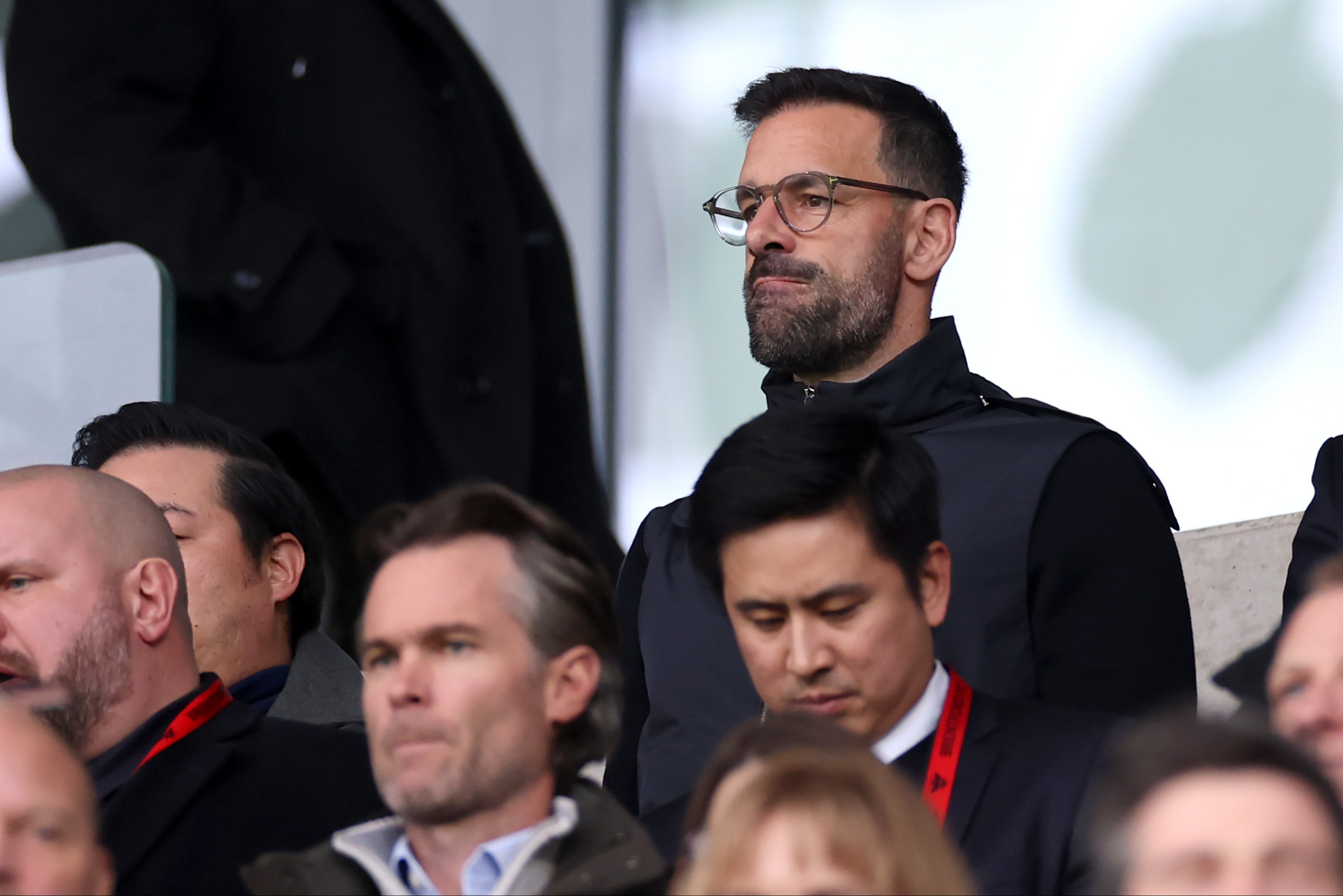 Ruud van Nistelrooy watched Leicester’s defeat at Brentford