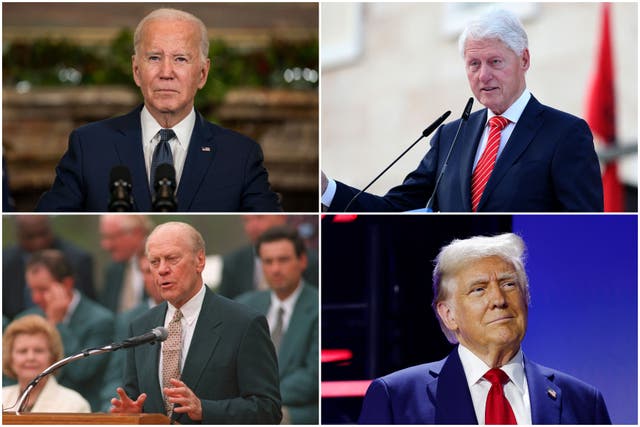 <p>President Joe Biden, Donald Trump, Bill Clinton and Gerald Ford are among the presidents who have issued controversial presidential pardons</p>