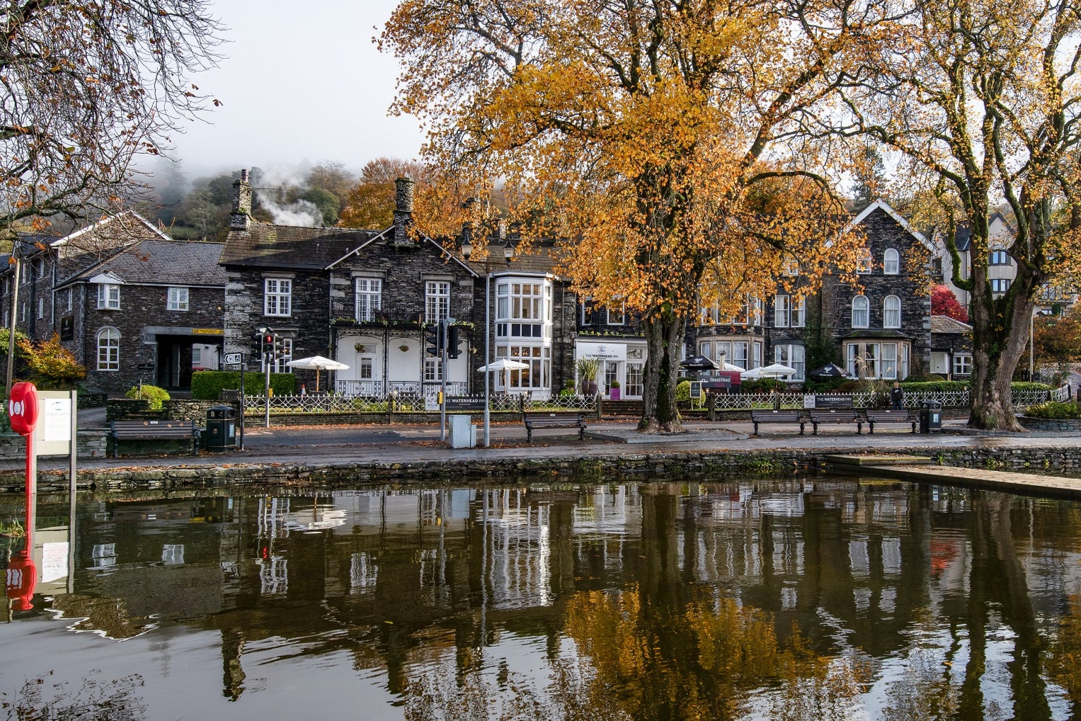 The Waterhead Inn has a serene spot in Ambleside