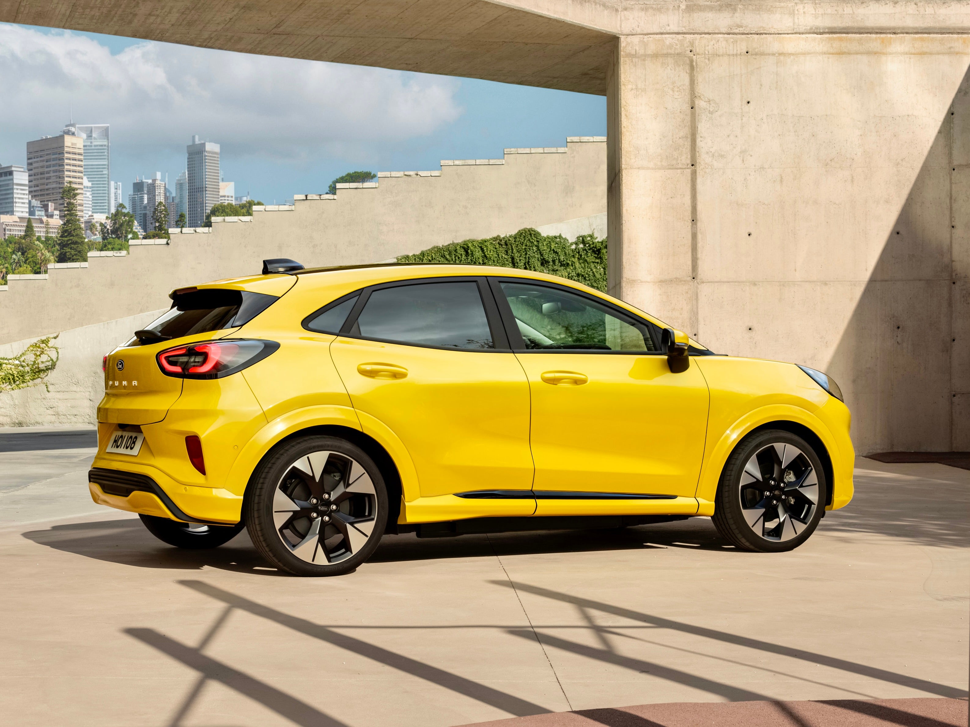 The Ford Puma Gen-E gets sporty roof spoiler and new alloy designs