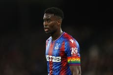 Marc Guehi to be warned by FA over three-word message penned on rainbow armband