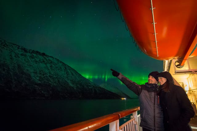 <p>A cruise offers a great view of the northern lights</p>