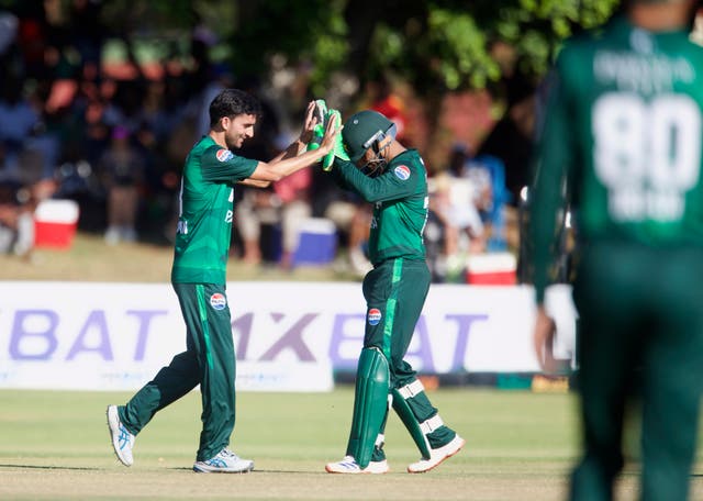 <p>Sufiyan Muqeem finished with figures of 5-3 as Pakistan demolished Zimbabwe</p>