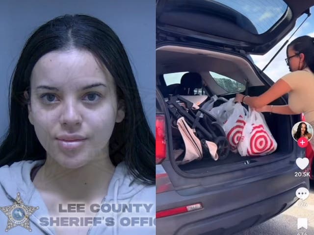 <p>Marlena Velez was arrested one month prior after allegedly posting TikTok haul of stolen Target items </p>