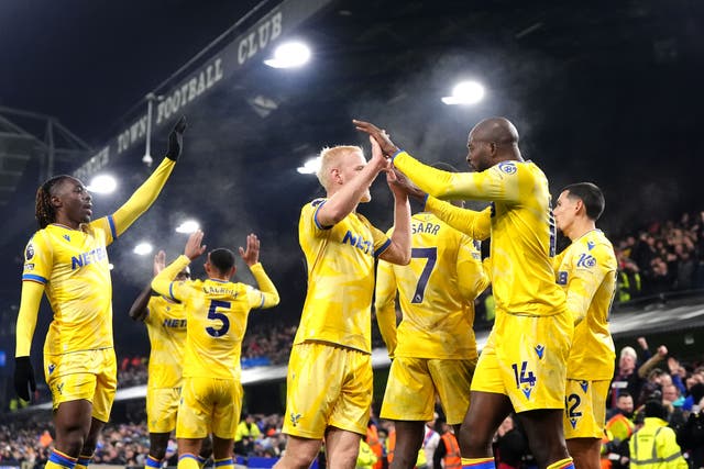 Crystal Palace are starting to put some results together (Zac Goodwin/PA)