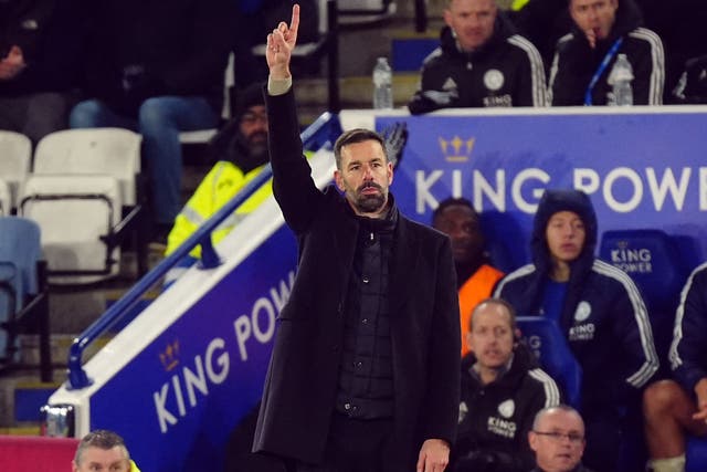 Ruud van Nistelrooy made a winning start at Leicester (Mike Egerton/PA)