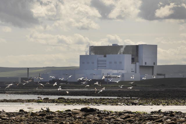 Torness Nuclear Power Station, near Dunbar, in Scotland (Danny Lawson/PA)