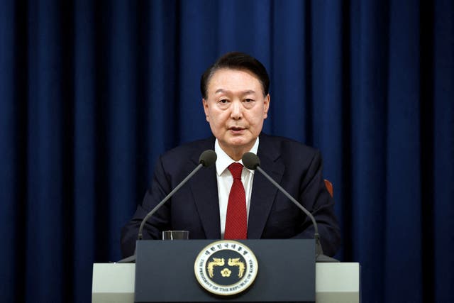 <p>South Korean president Yoon Suk Yeol declares martial law</p>