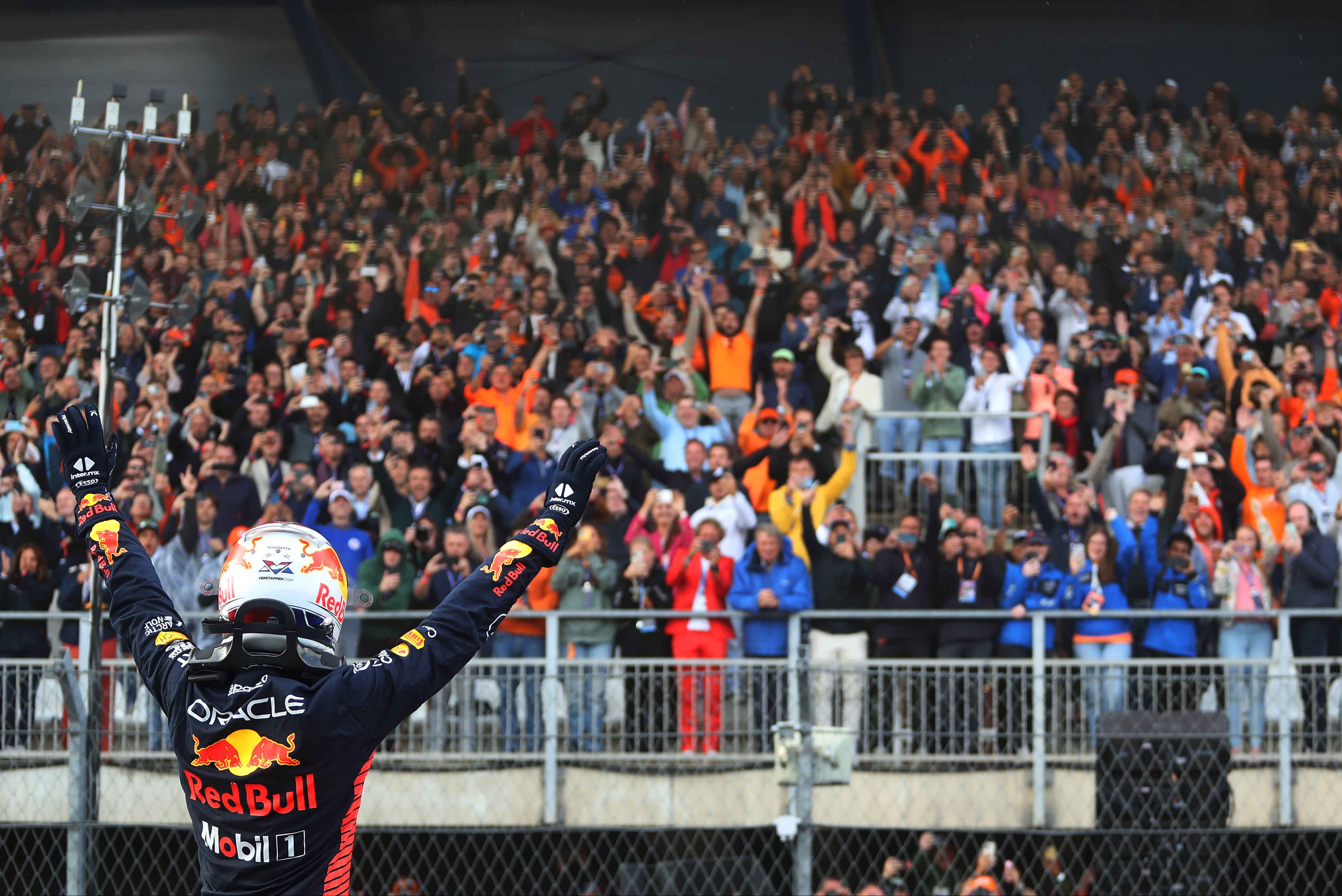 Max Verstappen enjoyed passionate home support in the Netherlands