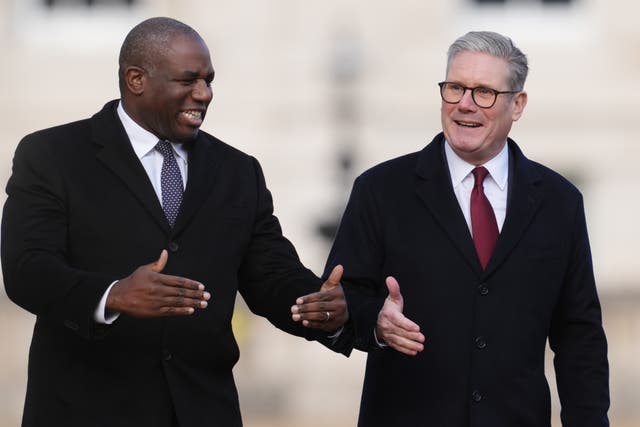 <p>Foreign Secretary David Lammy and Prime Minister Sir Keir Starmer (Ben Whitley/PA)</p>