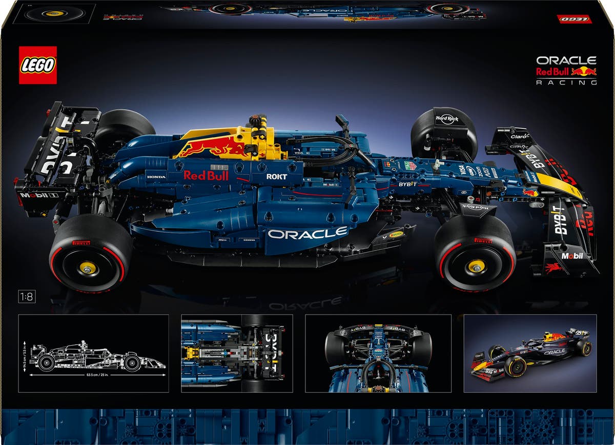 Lego to launch 1,600 piece Red Bull F1 car with ‘2-speed gearbox and V6 engine’