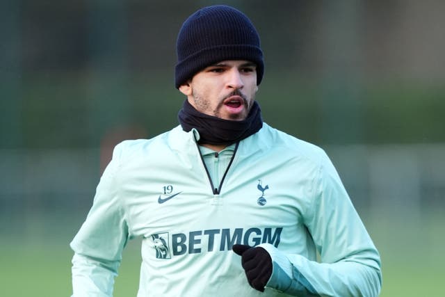 Tottenham forward Dominic Solanke is set to return to training ahead of Thursday’s trip to old club Bournemouth