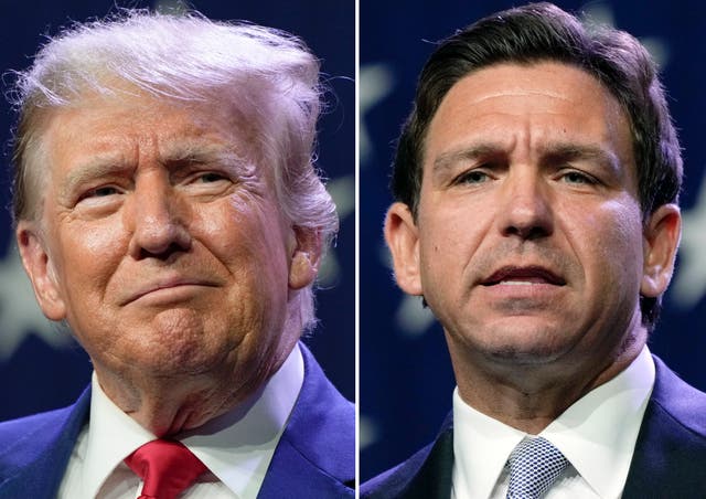 <p>Ron DeSantis criticized the H-1B visa program, departing with Donald Trump and other key MAGA allies on the issue </p>