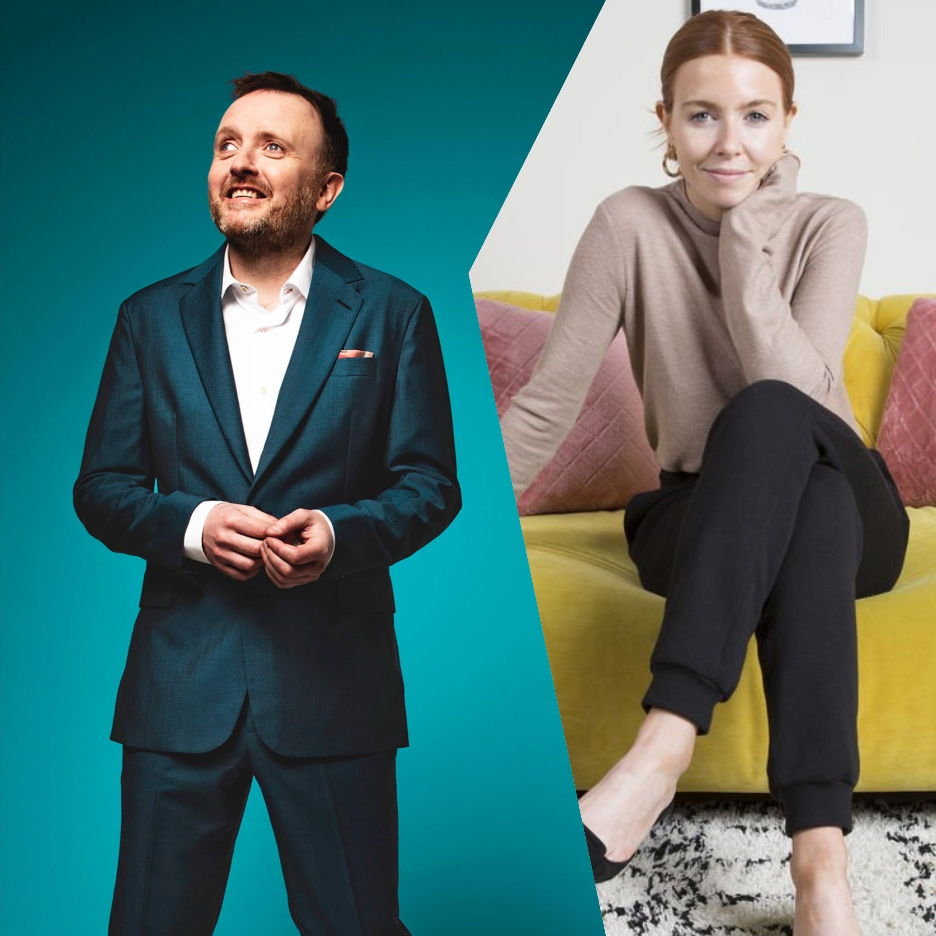 Chris McCausland (left) and Stacey Dooley (right) will both make appearances