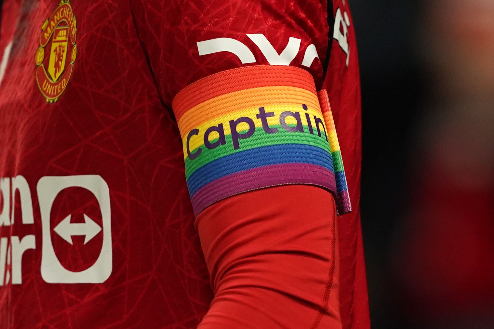 Manchester United abandoned plans to wear pro-LGBTQ+ walkout jackets on Sunday (Martin Rickett/PA)